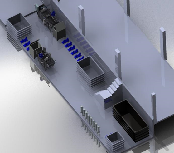 Skidreinigungsanlage