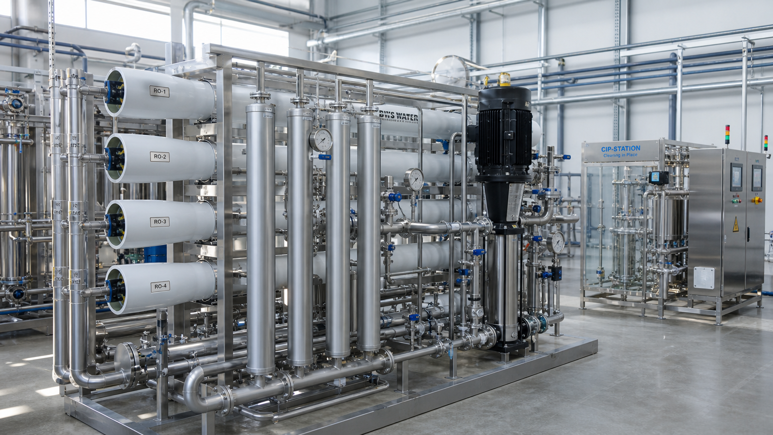 Wasseraufbereitung für die Industrie: Verfahren und Service von BWS